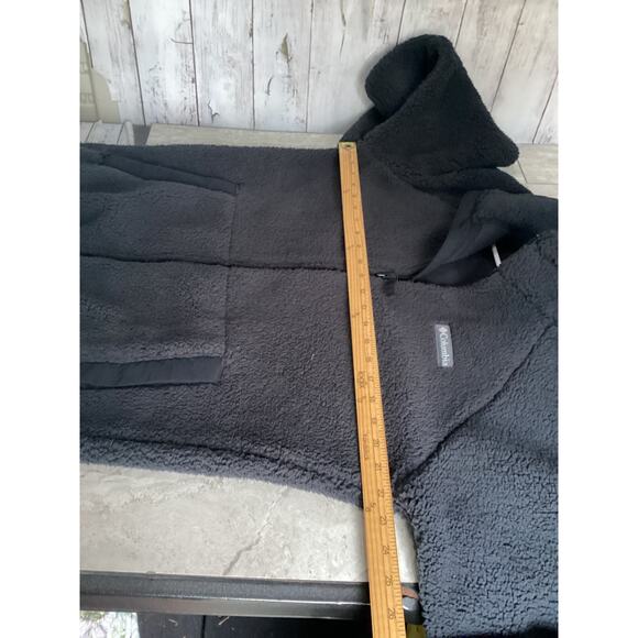 Columbia Sportswear Co. Black Full-Zip Sherpa/Fleece Jacket Women's Size M - Picture 3 of 5